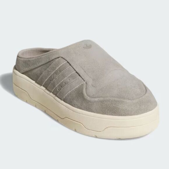 Adidas Rivalry Mule Shoes- Putty Beige/Warm Vanilla - Picture 1 of 12